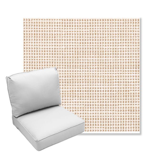 Picture of Rest Bisque | Center Seam Deep Seating Outdoor Cushions - Sunbrella© Fabric