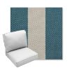 Picture of Rothko Curacao | Center Seam Deep Seating Outdoor Cushions - Sunbrella© Fabric