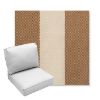 Picture of Rothko Latte | Center Seam Deep Seating Outdoor Cushions - Sunbrella© Fabric