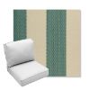 Picture of Rothko Mermaid | Center Seam Deep Seating Outdoor Cushions - Sunbrella© Fabric