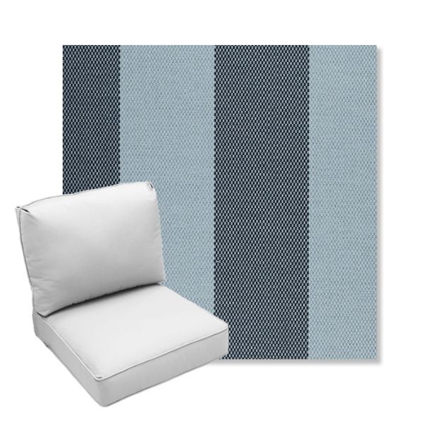 Picture of Rothko Oceanfront | Center Seam Deep Seating Outdoor Cushions - Sunbrella© Fabric
