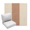 Picture of Rothko Pink Lady | Center Seam Deep Seating Outdoor Cushions - Sunbrella© Fabric