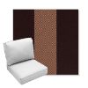 Picture of Rothko Sangria | Center Seam Deep Seating Outdoor Cushions - Sunbrella© Fabric