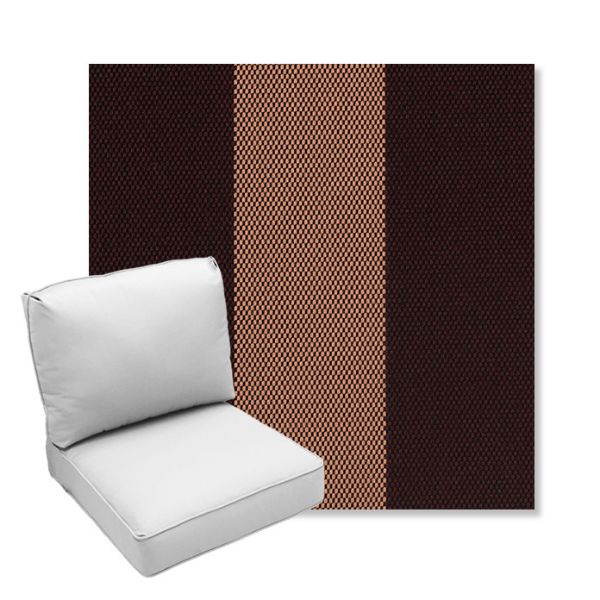 Picture of Rothko Sangria | Center Seam Deep Seating Outdoor Cushions - Sunbrella© Fabric