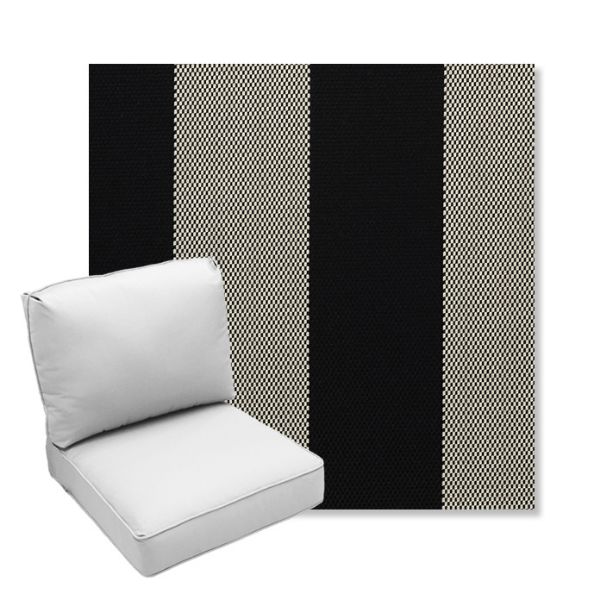 Picture of Rothko Stone Harbor | Center Seam Deep Seating Outdoor Cushions - Sunbrella© Fabric