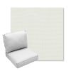Picture of Sailcloth Salt | Center Seam Deep Seating Outdoor Cushions - Sunbrella© Fabric