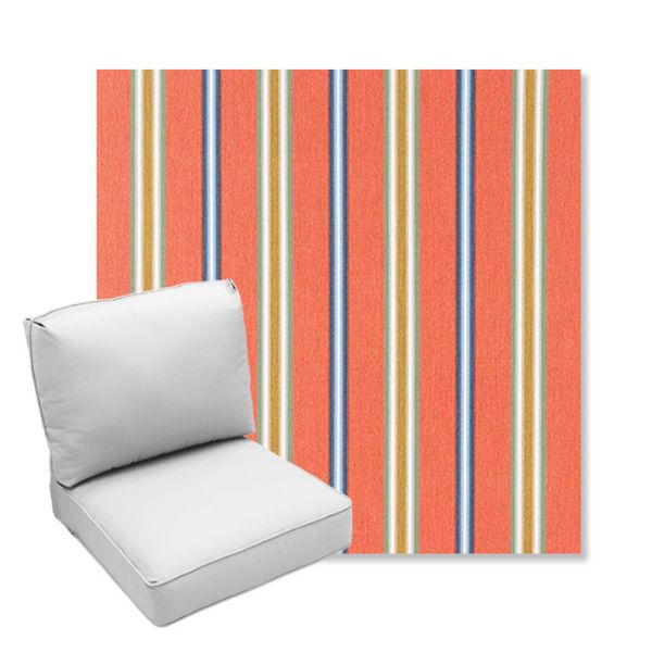 Picture of Saltillo Sedona | Center Seam Deep Seating Outdoor Cushions - Sunbrella© Fabric