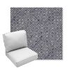 Picture of Shibori Indigo | Center Seam Deep Seating Outdoor Cushions - Sunbrella© Fabric