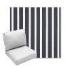 Picture of Shore Navy | Center Seam Deep Seating Outdoor Cushions - Sunbrella© Fabric