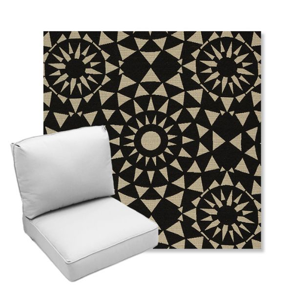 Picture of Sundial Starboard | Center Seam Deep Seating Outdoor Cushions - Sunbrella© Fabric