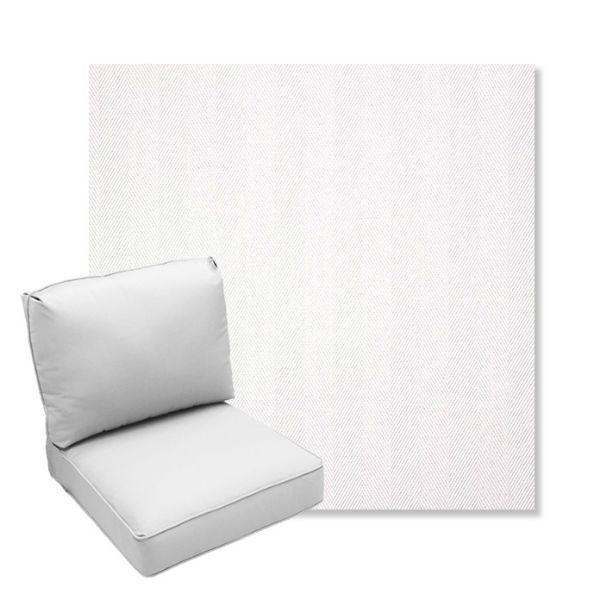 Picture of Switch Salt | Center Seam Deep Seating Outdoor Cushions - Sunbrella© Fabric