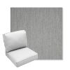 Picture of Switch Silver | Center Seam Deep Seating Outdoor Cushions - Sunbrella© Fabric