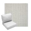 Picture of Ticking Fog | Center Seam Deep Seating Outdoor Cushions - Sunbrella© Fabric