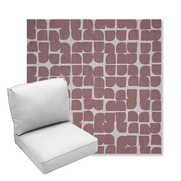 Picture of Toggle Aster | Center Seam Deep Seating Outdoor Cushions - Sunbrella© Fabric