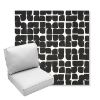 Picture of Toggle Inkblot | Center Seam Deep Seating Outdoor Cushions - Sunbrella© Fabric