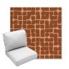Picture of Toggle Terra Rosa | Center Seam Deep Seating Outdoor Cushions - Sunbrella© Fabric