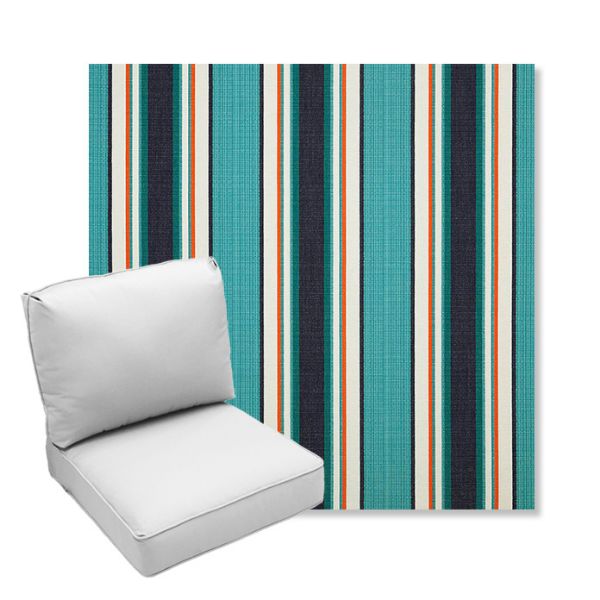 Picture of Token Surfside | Center Seam Deep Seating Outdoor Cushions - Sunbrella© Fabric