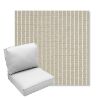 Picture of Trail Dove | Center Seam Deep Seating Outdoor Cushions - Sunbrella© Fabric