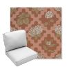 Picture of Trellis Primrose | Center Seam Deep Seating Outdoor Cushions - Sunbrella© Fabric