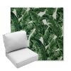 Picture of Tropics Jungle | Center Seam Deep Seating Outdoor Cushions - Sunbrella© Fabric