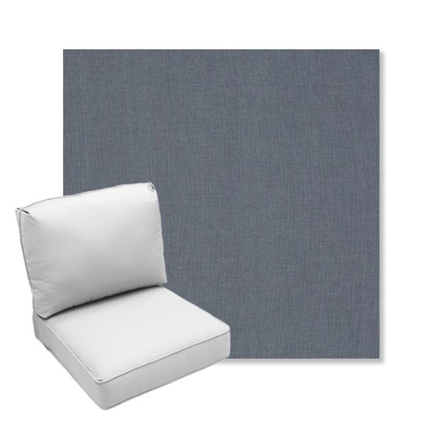 Picture of Tucker Bayfront | Center Seam Deep Seating Outdoor Cushions - Sunbrella© Fabric