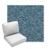 Picture of Undercurrent Lagoon | Center Seam Deep Seating Outdoor Cushions - Sunbrella© Fabric