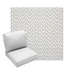 Picture of Underline Dove | Center Seam Deep Seating Outdoor Cushions - Sunbrella© Fabric