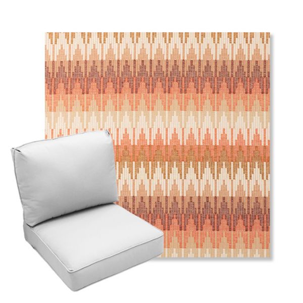 Picture of Valley Desert | Center Seam Deep Seating Outdoor Cushions - Sunbrella© Fabric