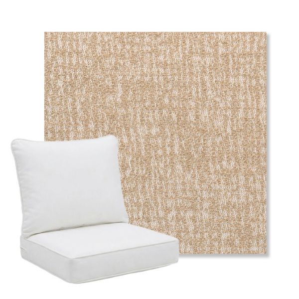 Picture of Abstraction Camel | Pillow Back Deep Seating Outdoor Cushions - Sunbrella© Fabric