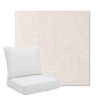 Picture of Abstraction Parchment | Pillow Back Deep Seating Outdoor Cushions - Sunbrella© Fabric