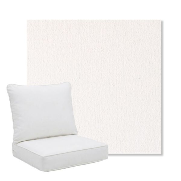 Picture of Abstraction Snow | Pillow Back Deep Seating Outdoor Cushions - Sunbrella© Fabric
