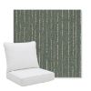 Picture of Abundant Seaglass | Pillow Back Deep Seating Outdoor Cushions - Sunbrella© Fabric