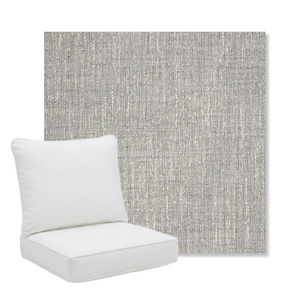 Picture of Adena Pebble | Pillow Back Deep Seating Outdoor Cushions - Sunbrella© Fabric
