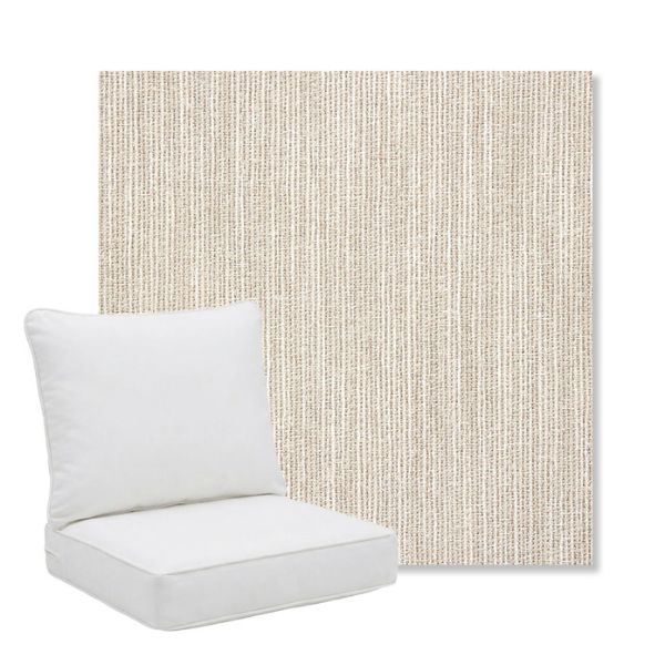 Picture of Adena Sand | Pillow Back Deep Seating Outdoor Cushions - Sunbrella© Fabric