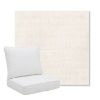Picture of Ambrose Linen | Pillow Back Deep Seating Outdoor Cushions - Sunbrella© Fabric