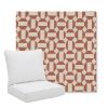 Picture of Assemble Clay | Pillow Back Deep Seating Outdoor Cushions - Sunbrella© Fabric