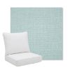 Picture of Bliss Dew | Pillow Back Deep Seating Outdoor Cushions - Sunbrella© Fabric