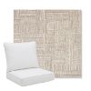 Picture of Boro Walnut | Pillow Back Deep Seating Outdoor Cushions - Sunbrella© Fabric