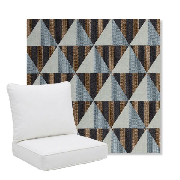 Picture of Buoy Cape Cod | Pillow Back Deep Seating Outdoor Cushions - Sunbrella© Fabric