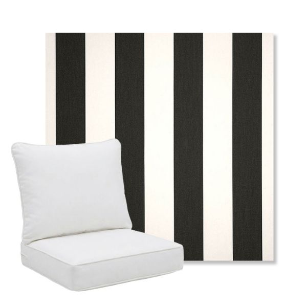 Picture of Cabana Classic | Pillow Back Deep Seating Outdoor Cushions - Sunbrella© Fabric
