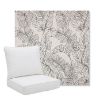 Picture of Calm Graphite | Pillow Back Deep Seating Outdoor Cushions - Sunbrella© Fabric