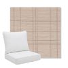 Picture of Camper Snowcap | Pillow Back Deep Seating Outdoor Cushions - Sunbrella© Fabric