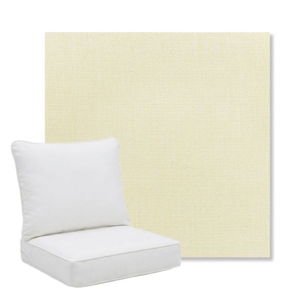 Picture of Canvas Birds Eye | Pillow Back Deep Seating Outdoor Cushions - Sunbrella© Fabric