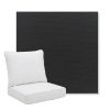 Picture of Canvas Black | Pillow Back Deep Seating Outdoor Cushions - Sunbrella© Fabric