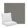 Picture of Canvas Charcoal | Pillow Back Deep Seating Outdoor Cushions - Sunbrella© Fabric