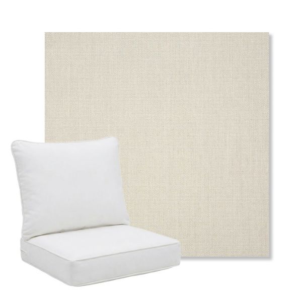 Picture of Canvas Cloud | Pillow Back Deep Seating Outdoor Cushions - Sunbrella© Fabric