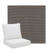 Picture of Canvas Coal | Pillow Back Deep Seating Outdoor Cushions - Sunbrella© Fabric