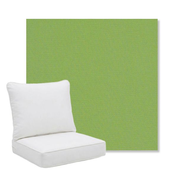 Picture of Canvas Ginkgo | Pillow Back Deep Seating Outdoor Cushions - Sunbrella© Fabric