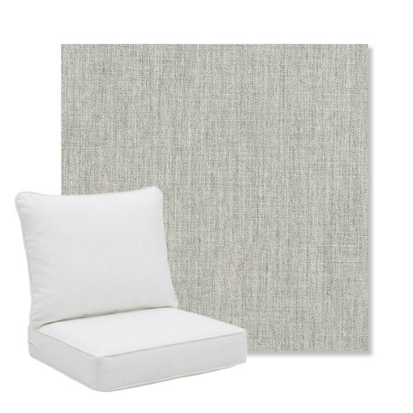 Picture of Canvas Granite | Pillow Back Deep Seating Outdoor Cushions - Sunbrella© Fabric