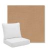 Picture of Canvas Raffia | Pillow Back Deep Seating Outdoor Cushions - Sunbrella© Fabric